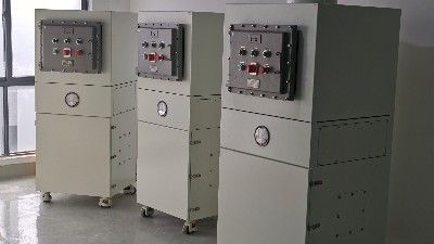 安全生產,執信環?？萍架囬g安全粉塵凈化設備制造,單機防爆集塵器！